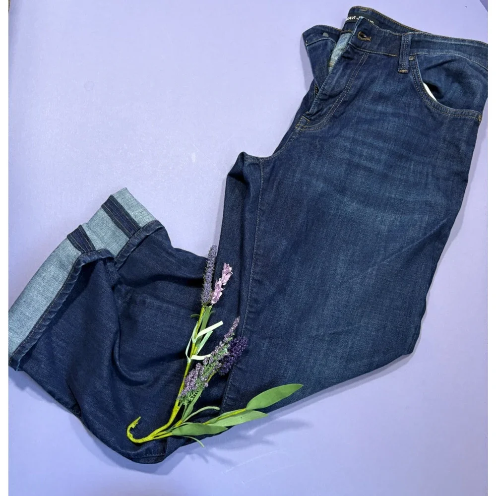 Mavi Jeans Men’s 35x30 Med Wash Myles Straight Leg Salvage Whiskering
